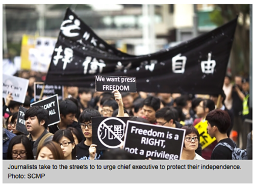 Foreign journalists call for greater international scrutiny of Hong Kong press freedom